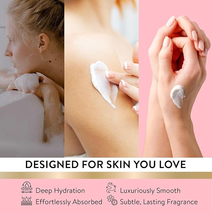 Spa Luxetique Gifts for Women 8pcs Bath and Body Works Gift Set for Women Cherry Blossom Spa Gift for Womens Self Care Birthday Gifts for Womens Wife Sister Girlfriend Friend Mothers Day Gift