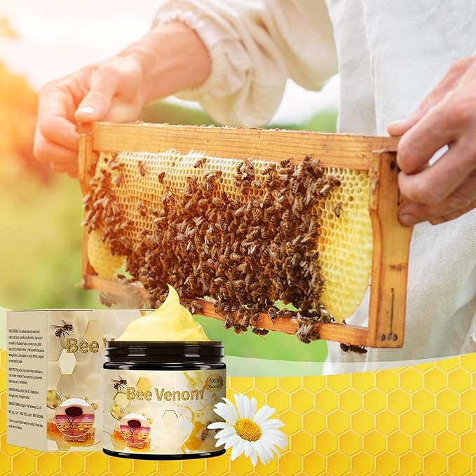 Bee Venom Treatment, New Professional Bee Venom Repair Cream,Bee Venom Moisturizing Gel, Natural Bee Venom Repair Cream, for All Types (2pcs)