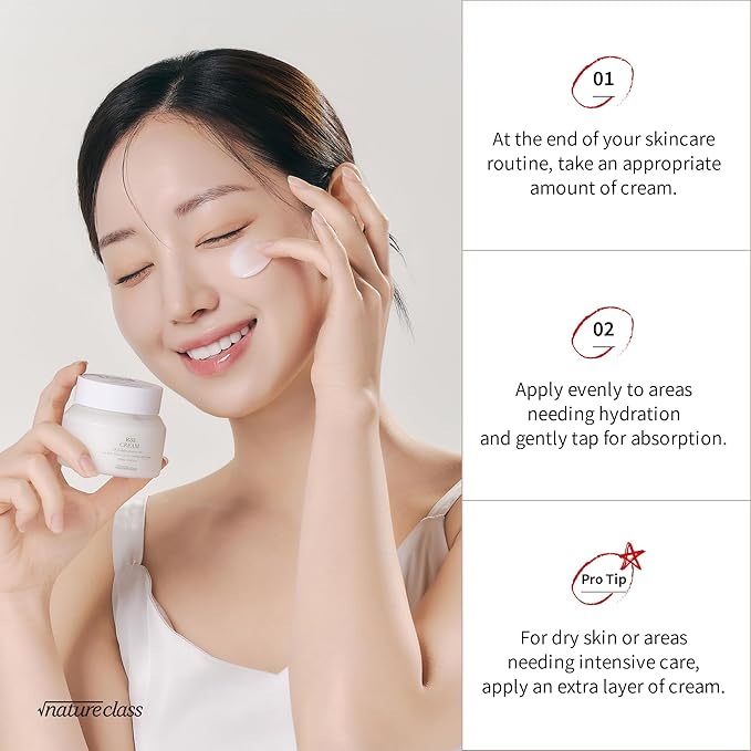 R33 Rice Face Moisturizer Korean Skincare Glass Skin Squalane Niacinamide Hyaluronic Acid Barrier Cream Night Cream Dry Sensitive Skin Fragrance Free 100ml 3.38 fl oz