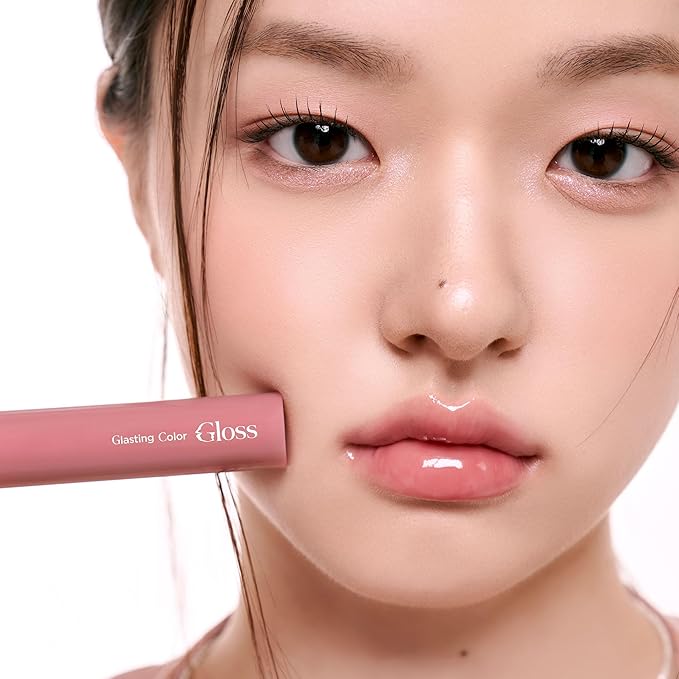rom&nd GLASTING COLOR GLOSS 06 Deepen Moor | Viral K-Beauty Lip Tint for Mirror Shine & Plump Lips | Non-Sticky, Long-Lasting Hydration & Natural Brownish Hue