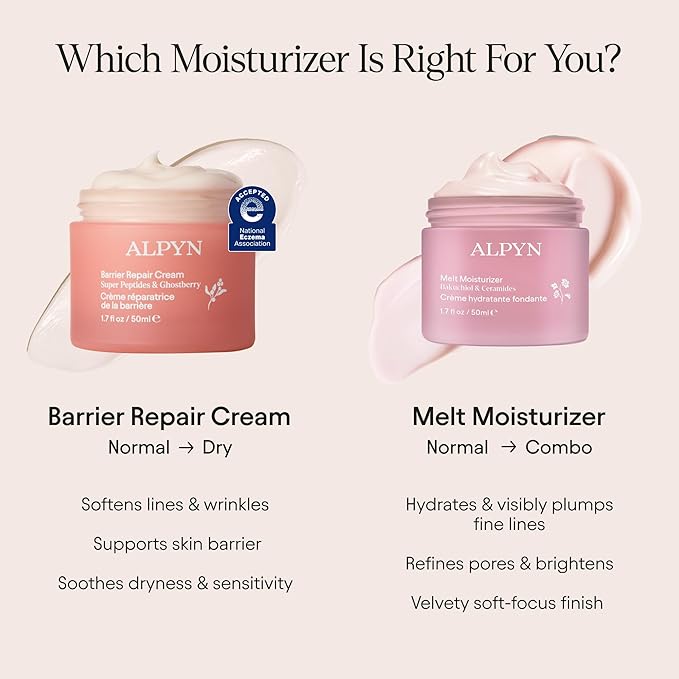 ALPYN Melt Moisturizer | Weightless Brightening and Plumping Hydration with a Velvety, Makeup-Ready Finish | 1.7 oz / 50 ml