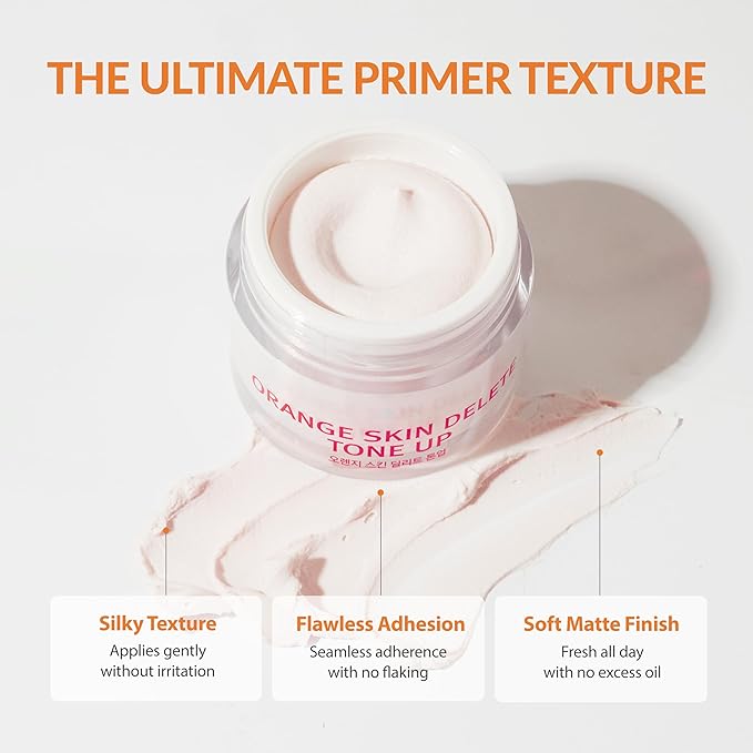 Orange Skin Delete Tone Up Pore Primer Korean Makeup 30g 1.06 oz