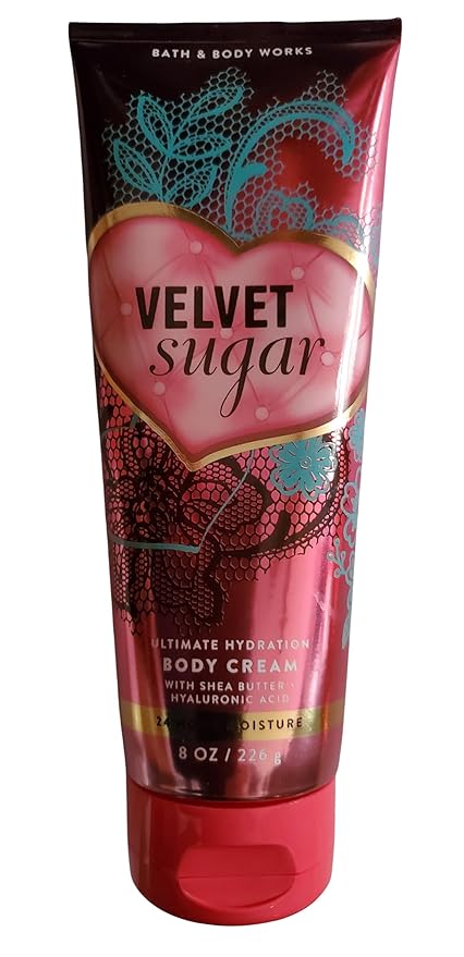 Bundle Pack Bath Body Works VELVET SUGAR Body Lotion, Body Cream & Shower Gel TRIO Pack