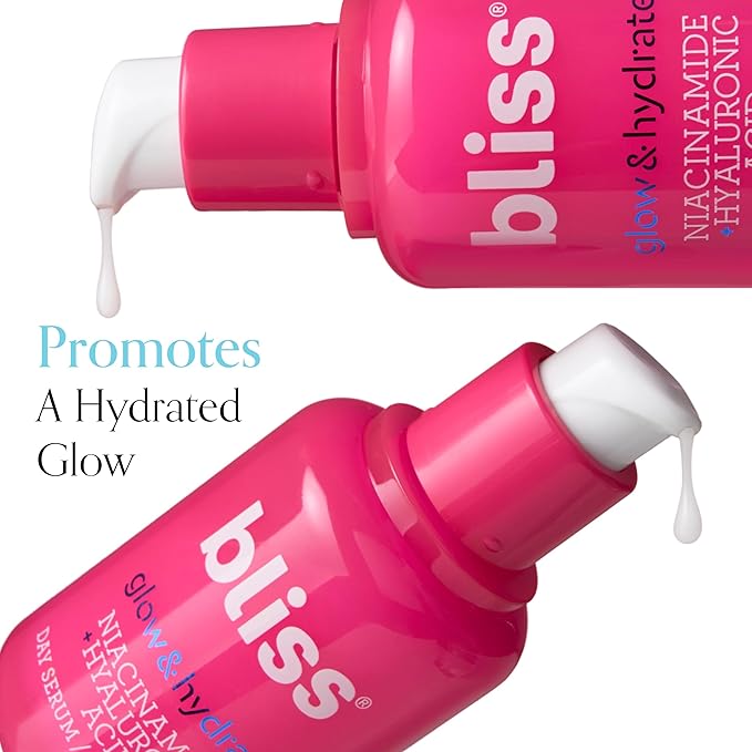 Bliss Glow & Hydrate Serum + Clear Genius Toner + Serum Duo | Hydrate, Clarify, and Purify