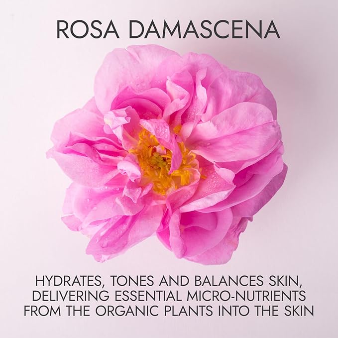 Alteya Organics Rose Water USDA Certified Organic Facial Toner, 2 Fl Oz/60mL Pure Bulgarian Rosa Damascena Flower Water, Award-Winning Moisturizer Amber Glass Spray Bottle