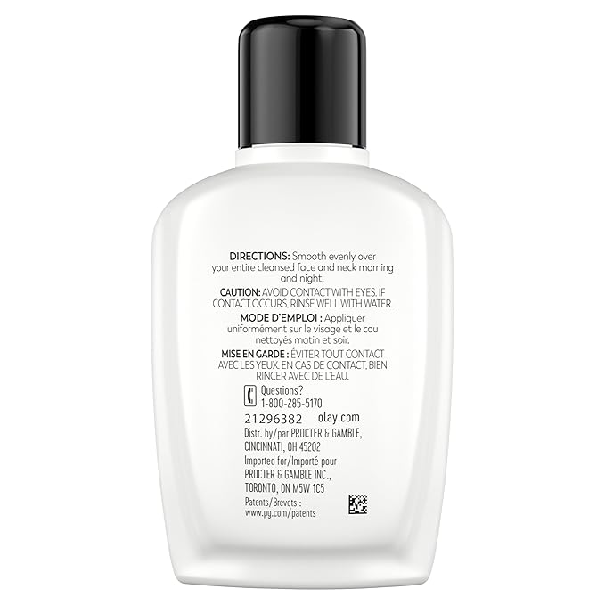 Olay Face Moisturizer, Active Hydrating Beauty Fluid Lotion, Original Facial Moisturizer, 4 Oz. (Pack of 4)