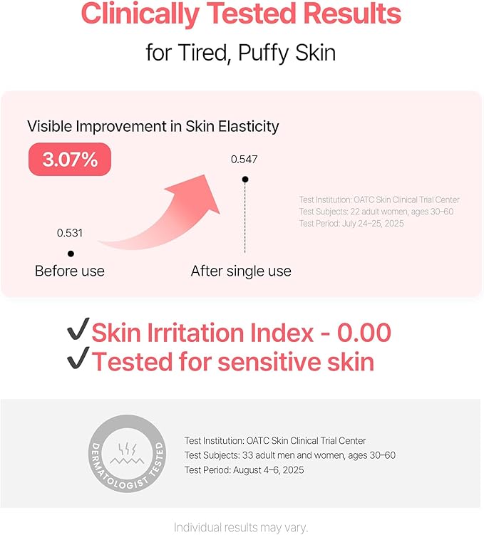 Mucin Collagen PDRN Tension Fit Pad, Cooling Stretch Face Toner Pads for Elasticity & Depuffing, Soothing Relief Korean Skincare, Valentines Day Gifts for Her