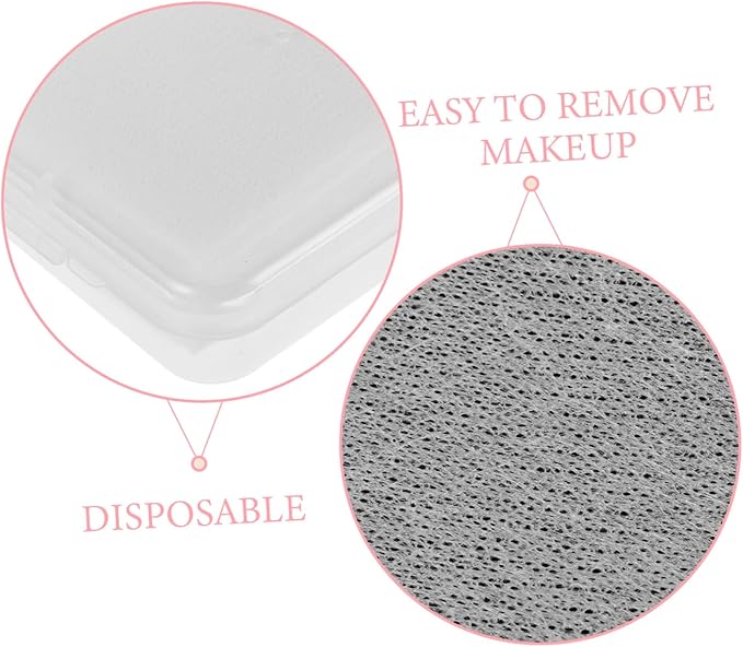 SAFIGLE 80pcs Ultrathin Silk Cotton Pads Makeup Remover Toner Cotton Rounds No Lint for Face Eyes