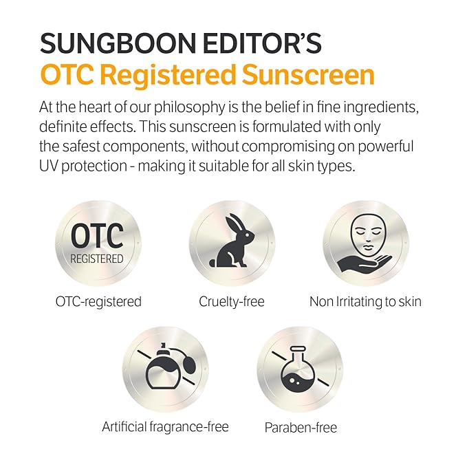 SUNGBOON EDITOR Daily Invisible Blurring Sunscreen with Broad Spectrum SPF 40 Invisible Sunscreen for Face, Makeup Primer spf, 50ml, 1.69 fl.oz, Oil Free, Weightless
