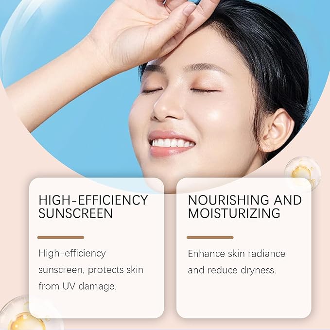 BB Moisturizer Spf 30 - Brightens, Hydrates & Smooths Your Skin, BB Blur Tinted Moisturizer Spf 30, BB Tinted Care Primer with Brush, Full Coverage Concealer Liquid Makeup (Natural)