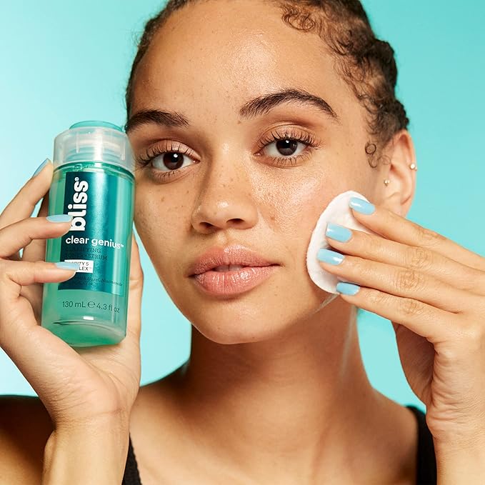 Bliss Glow & Hydrate Serum + Clear Genius Toner + Serum Duo | Hydrate, Clarify, and Purify