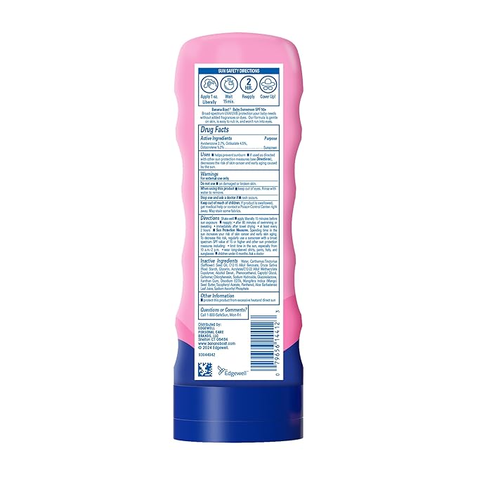 Banana Boat Baby Lotion, SPF60+, 6oz