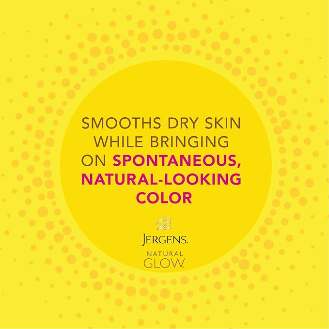 Jergens Natural Glow Instant Sun Tanning Moisturizer + Bronzer, Lightweight Sunless Tanning for Natural-Looking Color, Light Bronze, 6 Oz