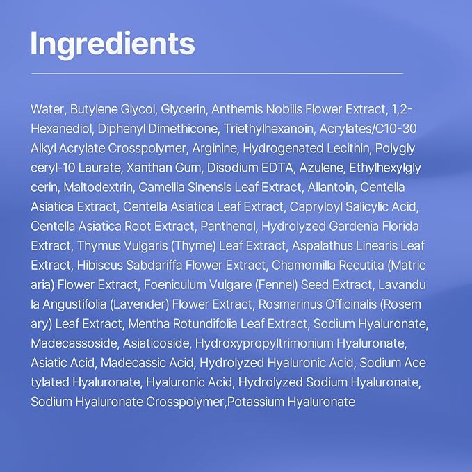 Real Blue Centella Azulene Essence Toner | Lightweight Moisturizer for Dry & Sensitive Skin with Azulene, Centella, 10-Hyaluronic Acid Complex | Korean Skin Care (200 ml/6.76 fl.oz.)