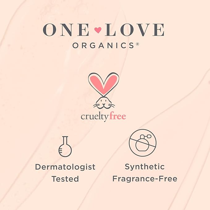 One Love Organics Botanical B Enzyme Cleansing Oil – Hydrating Oil Cleanser for Double Cleansing, Makeup Remover for Face, Cruelty Free 4 oz