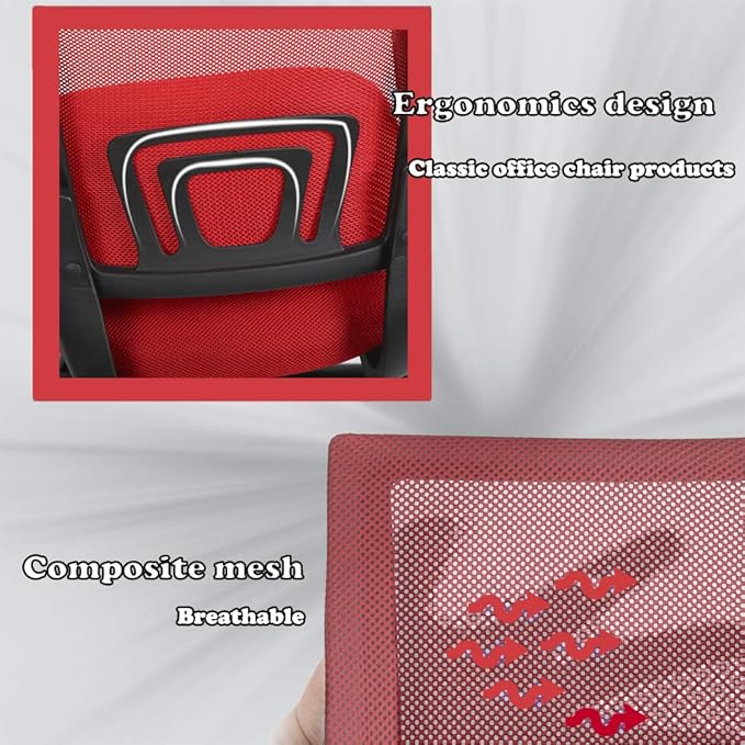 Office Chair Ergonomic Cheap Desk Chair Mesh Executive Computer Chair with Arms for Back Pain, Set of 2