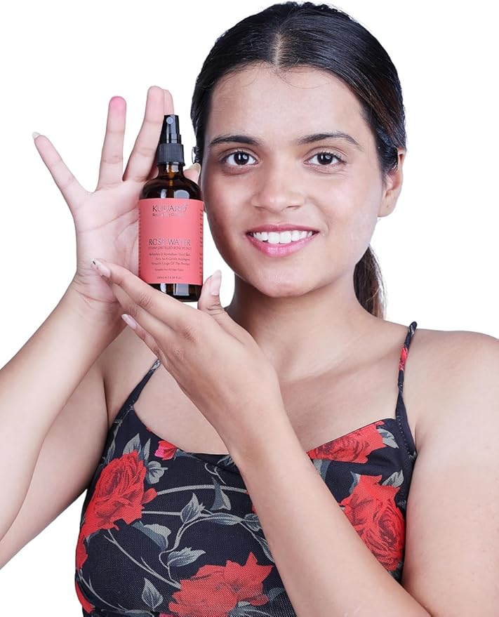 BEMT Premium Steam-Distilled Rose Water | Natural Facial & Hair Mist | Gentle Toning Hydrosol for Daily Beauty Care | Free from Parabens, Alcohol & Added Chemicals | for All Skin Types | 100 ml