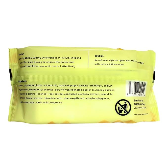 PB & Jay Cleancare Cleansing Wipes – 30 Count – Makeup Remover for Hydration & Soothing Care – Hydrating Korean Face Wipes for Sensitive Skin (Honey)