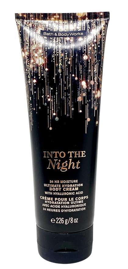 Bath & Body Works Into The Night - Deluxe Gift Set - Fine Fragrance Mist, Body Cream, Shower Gel and Body Lotion With a Natural Oats Sample Soap.