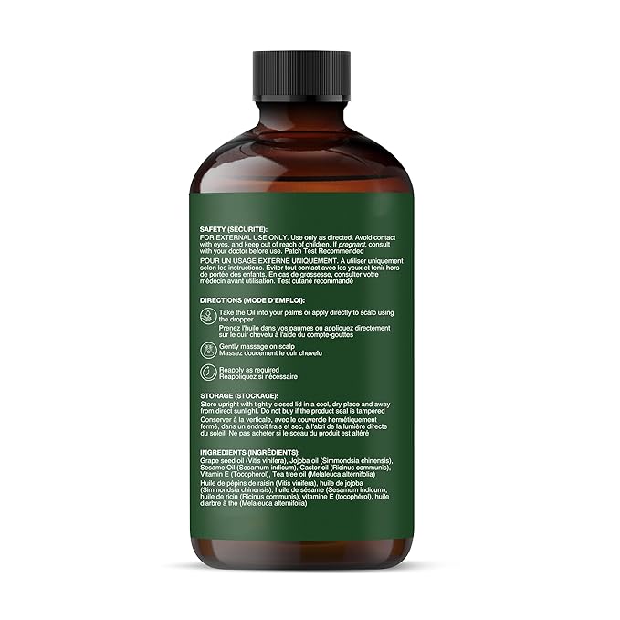 Botanic Hearth 100% Pure Tea Tree Hair Oil For Hair Growth & Hair Treatment Oils 2 Fl Oz | Infused with coconut Oil | Hair Oil Repairs Dry Damaged Hair, Strengthening, Healthier | All Hair Types