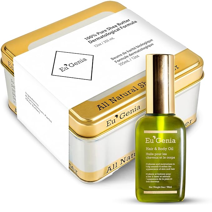 Eu'Genia Shea 2oz Moringa Spray | 12oz Dermatological