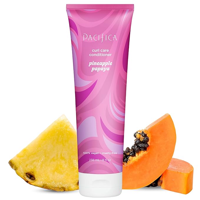Pacifica Conditioner Curl Care Pineapple Papaya, 8 Fl Oz