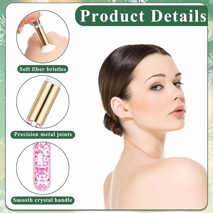 80 Pcs Lash Shampoo Brushes Set Bulk, 40 Glitter Crysta Eyelash Extension Clean Brush with 40 Pcs Plastic Tube Nose Pore Deep Cleaning Brush for Facial Cleaning (4 Color)