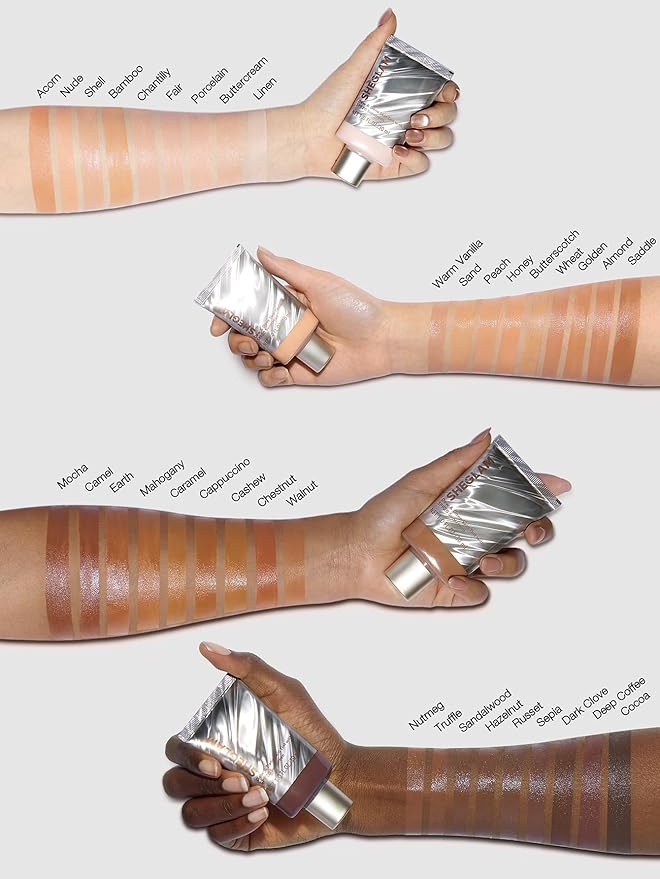 SHEGLAM Dew & Done Skin Tint with SPF20 Light-medium Coverage Foundation Evens Skin Tone-Sand