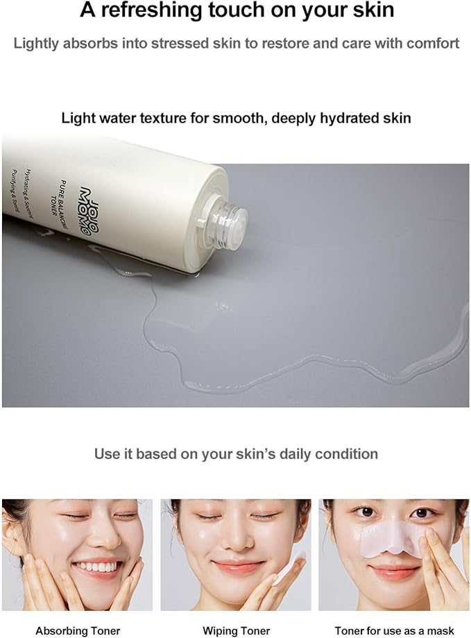 Pure Balancing Toner, 150ml – Gentle K-Beauty Facial Toner for Hydration and Makeup prep. Soothes, refreshes, and purifies Skin.