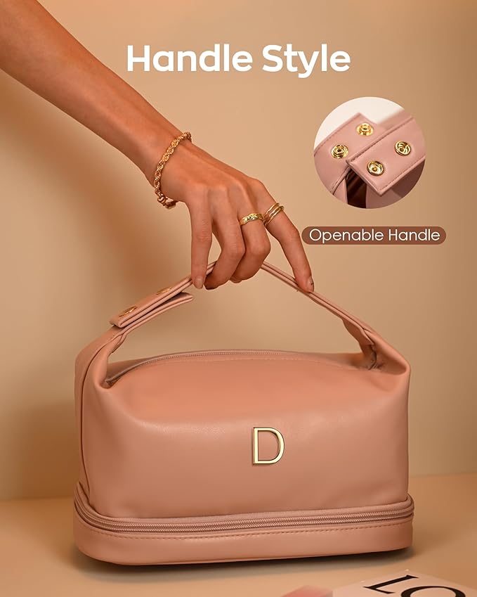 Gifts for Daughter, Teenager Girl Gift Ideas-Initial Girl Travel Duffel Bag, Teen Girl Trendy Stuff, Gift for Tween Girls 9 10 11 12 13 14 15 16 Year Old, Birthday Gifts for Girls (Letter A)