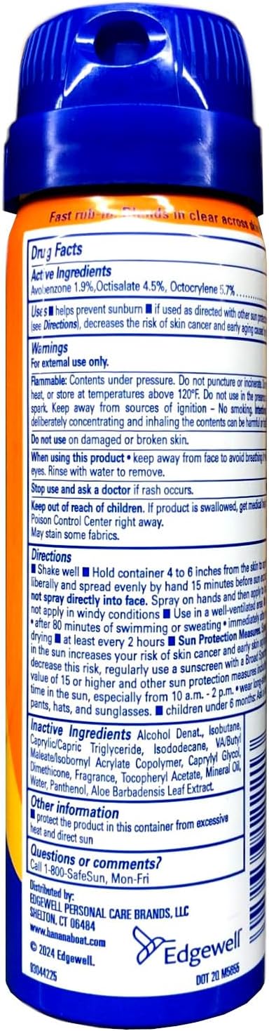 Banana Boat Sun Screen Sport Spray SPF 30 UltraMist Coolzone 1.8 oz (Travel Size), 2 units
