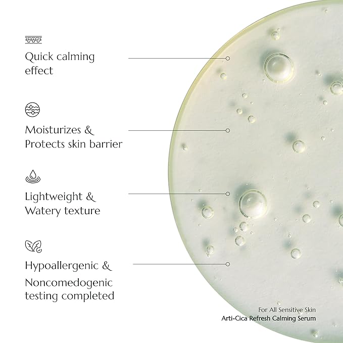 Molvany Complete Skin-Calming Trio – Toner Pads and Articica Serum and Soothing Cream