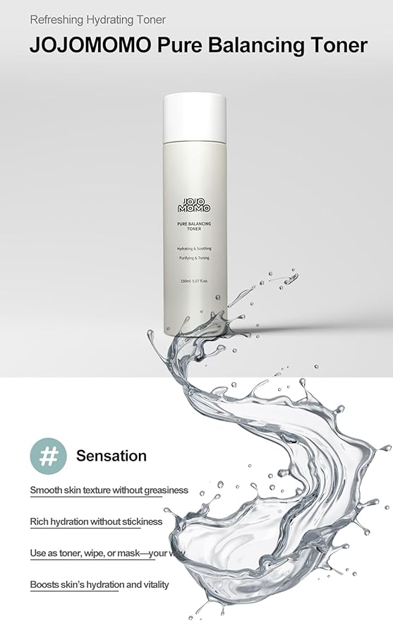 Pure Balancing Toner, 150ml – Gentle K-Beauty Facial Toner for Hydration and Makeup prep. Soothes, refreshes, and purifies Skin.