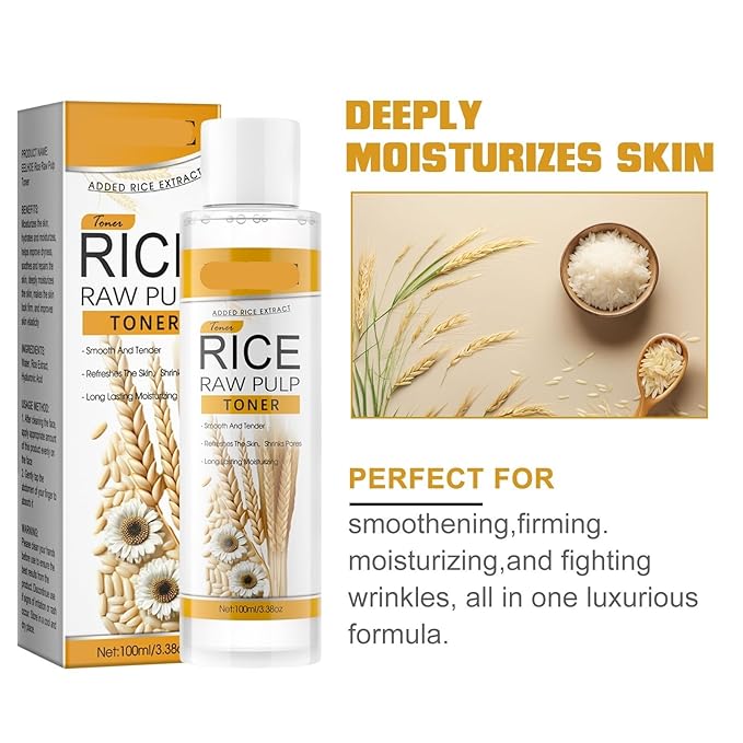 Hydrating Brightening Toner - Moisturizes, Tightens Skin, Minimizes Pores, Soothes Dryness, Leaves Skin Plump(1PCS)