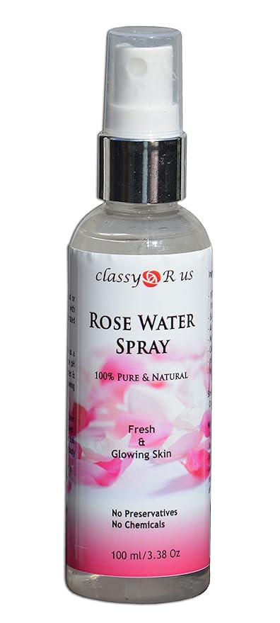 Rose Water Spray 100% Pure & Natural for Fresh and Glowing Skin