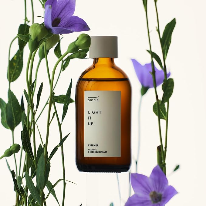 SIORIS Botanical Radiance Serum, Korean Facial Serum with Balloon Flower, Broccoli & Damask Rose, Brightening Moisture Booster for Elastic & Luminous Skin – 3.38 fl oz