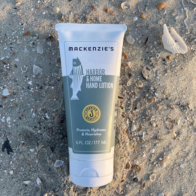 MACKENZIE'S Harbor & Home Lotion - Gifts for Fisherman - Gifts for Men - Gifts for Women - Natural Hand Lotion - Moisturizer- Coastal Gifts - 6 oz