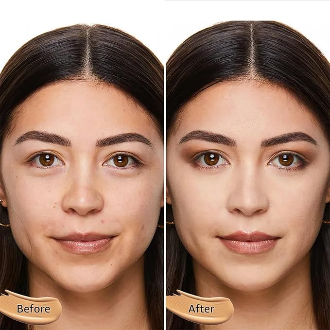 Mushroom Head Air Cushion CC Cream Foundation Full Coverage Moisturizing Oil Control Waterproof Long-Lasting Even Skin Tone Natural Cream Foundation for Mature Skin (Natural)