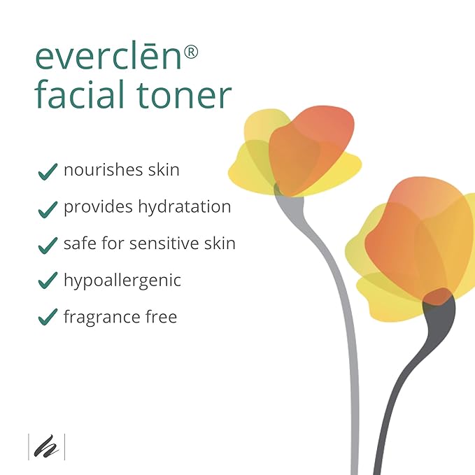 Home Health Everclen Facial Toner - 4 fl oz - Gentle Hydration Spray, Refreshing & Hydrating Spray, For Dry, Sensitive Skin - Non-GMO, Paraben-Free, Fragrance-Free, Vegan