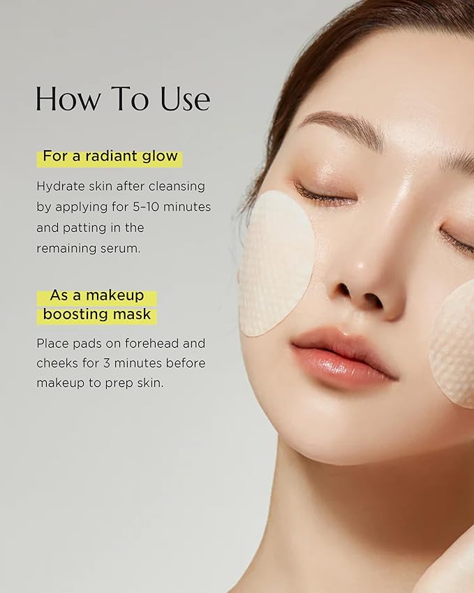 CHICHO Dandelion Radiance Serum Pads (90 Pads) – Jumbo 8cm Quick Mask Toner Pads – 80.2% Dandelion Biome + Lotus, Vegan pH 5.2, Sensitive Skin