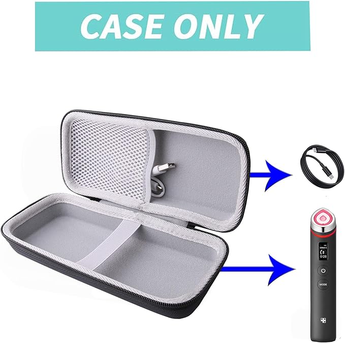 WERJIA Hard Carrying Case Compatible with Medicube Age-R Booster Pro，Mini Booster Pro