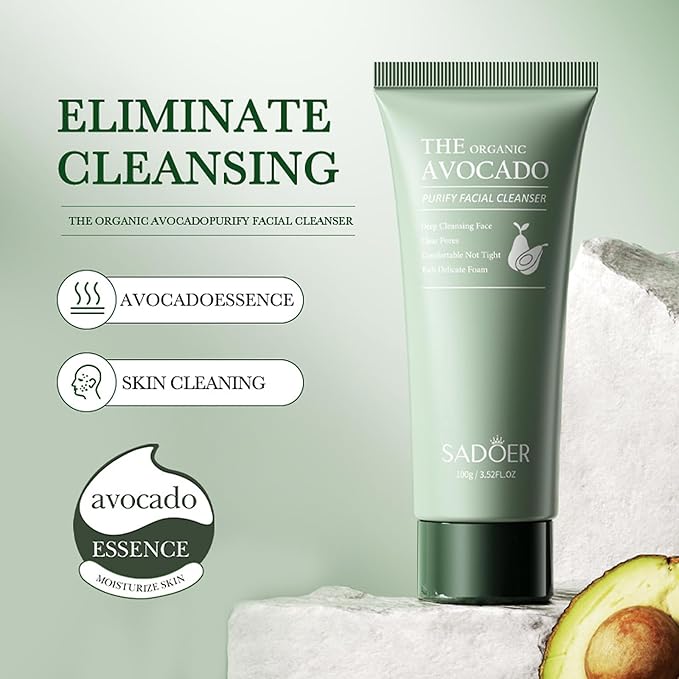 Avocado Skin Care Set for Women, 6-In-1 Skincare Gift Set With Facial Cleanser, Face Serum, Face Cream, Eye Cream, Toner, moisturizing lotion. Skin Care Sets & Kits, Hydrating Facial Kit
