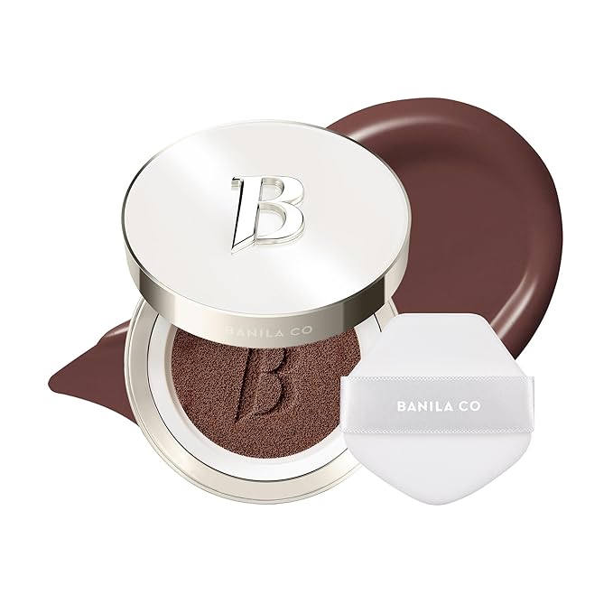 BANILA CO Covericious Ultimate Cover Cushion | Pore Blurring & Seamless Finish | Up to 100HR Long-Wear Matte Foundation | 20 Inclusive Shades | Korean Cushion Foundation (14g / 0.49 oz), 40C COCOA