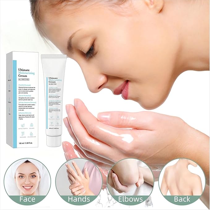 Youthful Moisturizing Cream, Moisturizing Cream with Hyaluronic Acid, Niacinamide, Youth Formula, Barrier Protection Centella Asiatica Extract for Women Face moisturizer 1PCS