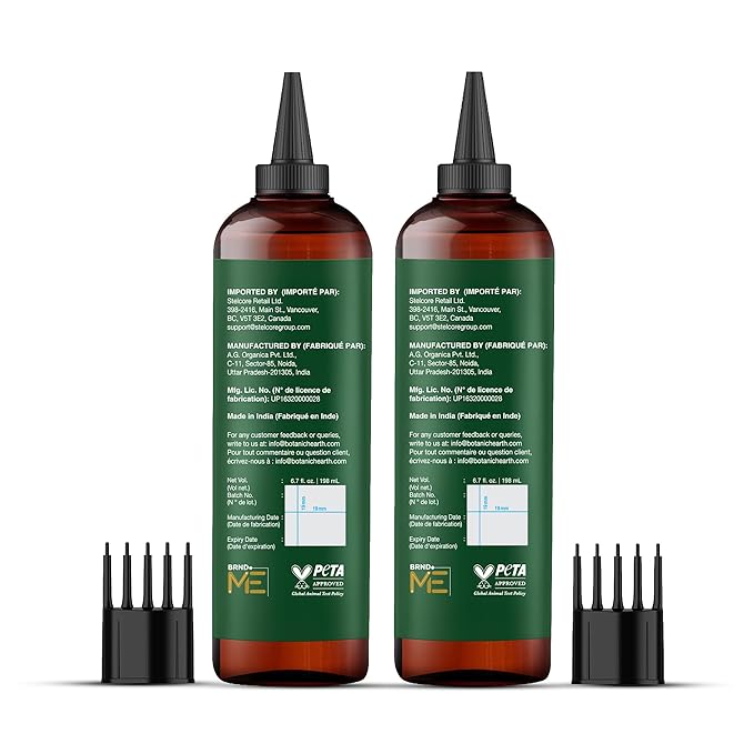 Botanic Hearth 100% Pure Tea Tree Hair Oil For Hair Growth & Hair Treatment Oils 6.7 Fl Oz, 2 Pack|Infused with coconut Oil|Hair Oil Repairs Dry Damaged Hair, Strengthening, Healthier| All Hair Types