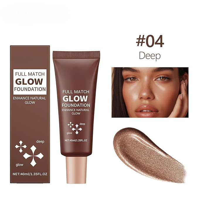 Skin-Nourishing All-in-1 BB Cream Foundation – Tinted Moisturiser & Skin Tint Concealer, Natural Luminous, Hydrating (#04)