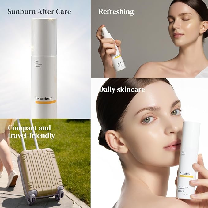 Repair Essence Toner Mist – Korean Hydrating & Cooling Face Mist with Niacinamide, Troxerutin & Centella Asiatica, Lightweight Facial Spray for Daily Skincare & Barrier Care, 1.01 Fl.oz