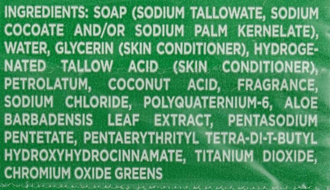 Irish Spring Deodorant Bath Bar Aloe,3.75 Ounce, 3 Count