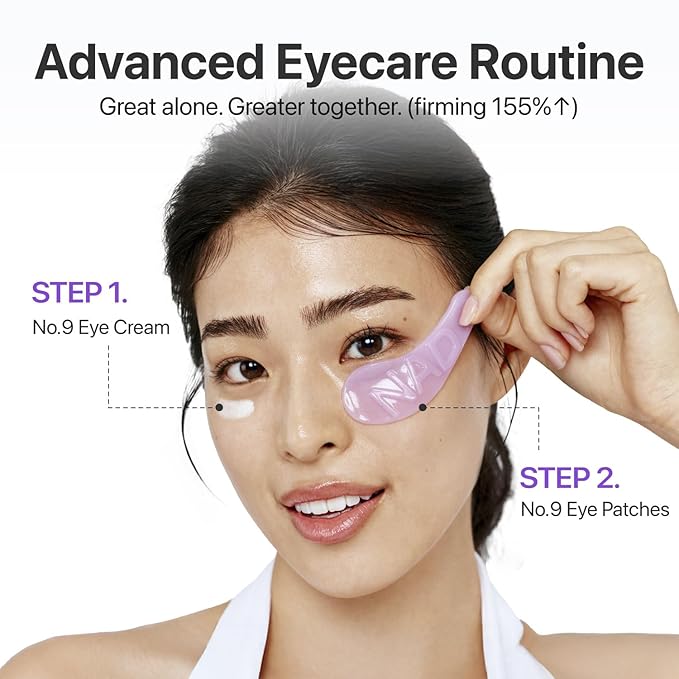 numbuzin No.9 NAD+ Bio-Lifting Trio | Complete Firming & Wrinkle Care Set with Toner, Essence & Eye Cream