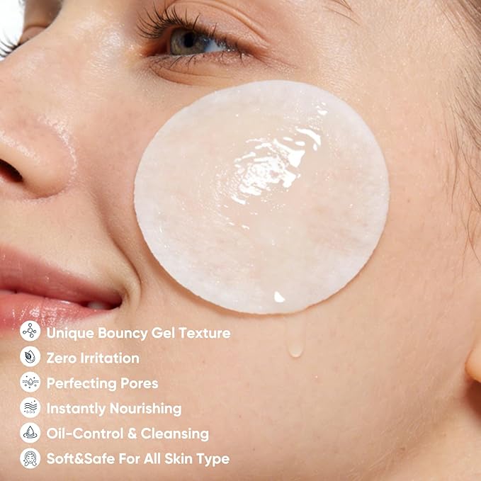 Toner Pads Zero Pore Pad Skincare, Dual-Textured Facial Pad for Exfoliation and Pore Care with AHA Glycolic Acid, BHA Salicylic Acid, Niacinamide Toner, Ideal for All Skin Types